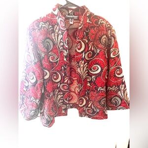 Painted Pony Women's Red and Black Jacket